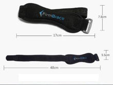 Load image into Gallery viewer, Black-Firm-Knee-Strap-Dimensions-In-Centimeters